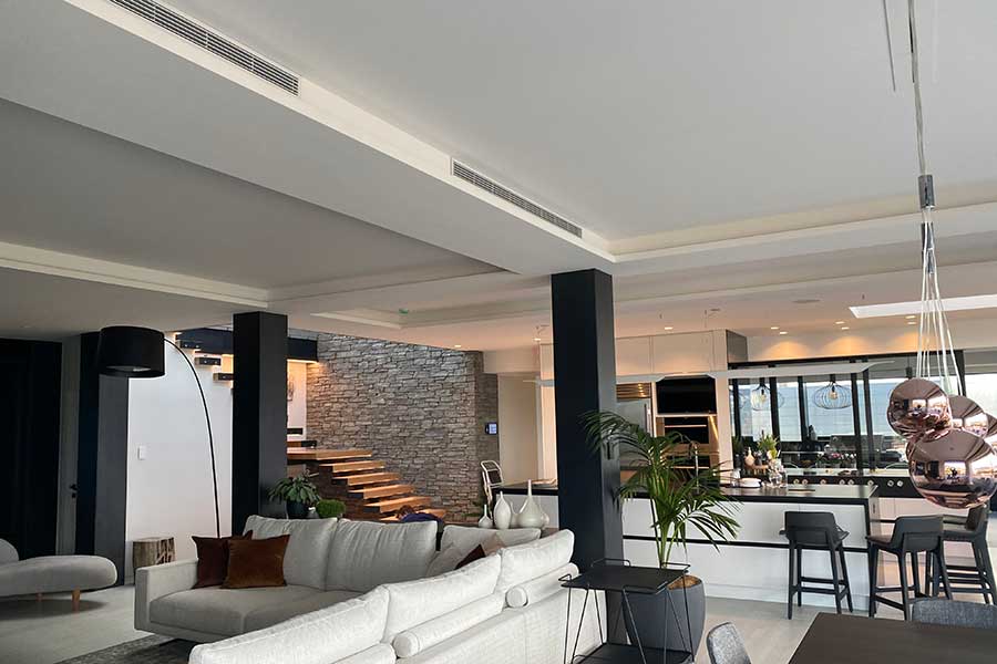 pp queenstown painters interior open plan lounge white